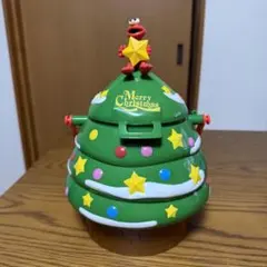 エルモ　クリスマスツリー型　ポップコーンバケツ　ユニバ　USJ