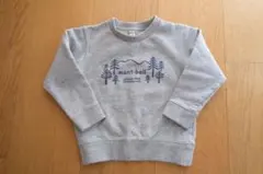 モンベル　スウェット　トレーナー　グレー　 キッズ100