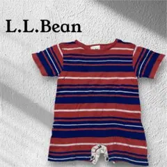 L.L.Bean ベビーロンパース 6-12M ボーダー柄 ヴィンテージのサムネイル