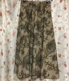 クラシック柄スカート　古着　ヴィンテージのサムネイル