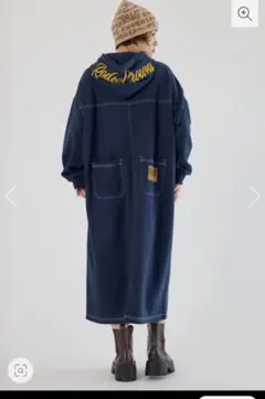 パーカーワンピース ロングワンピース