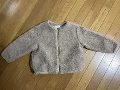 子供 ジャンパー 秋冬 ブラウン