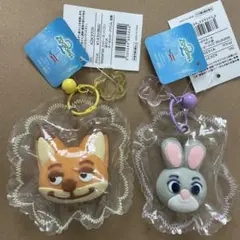 新品 ズートピア スクイーズ マスコット 2種セット