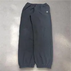 チャンピオン スウェットパンツ 裾ゴム 無地 2XL ゆったり 黒 綿 部屋 