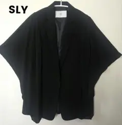 【美品】SLY テーラードジャケット ドルマンスリーブ　ポンチョジャケットのサムネイル