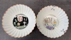 空萌工房 田口紀美子さん　波佐見焼の器　うさぎ 菊割菱鉢(白)｜空萌工房(そらもえこうぼう)｜田口紀美子