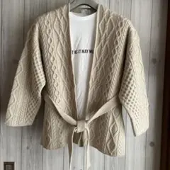 SLOBE＊HAMILTON ケーブルニットカーディガンのサムネイル