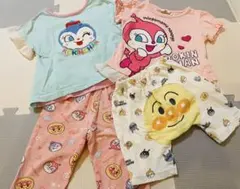 アンパンマン　シャツ　パンツ　ズボン＊90＊夏＊半袖＊ハーフパンツ＊4点セット