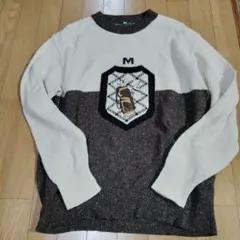 ゴルフ・イタリア製エンブレムデザイン セーター Lサイズ