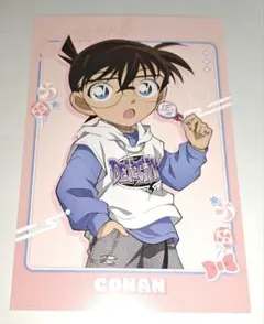名探偵コナン 江戸川コナン ポストカード ロリポップ