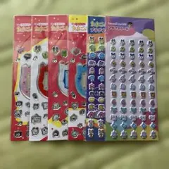 たまごっちキラキラシール　6点　セリア