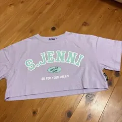 ＊美品＊S.JENNI クロップドTシャツ ラベンダー150のサムネイル