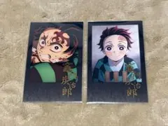 鬼滅の刃 ダイニング お楽しみくじ チェキ風ブロマイド 竈門炭治郎