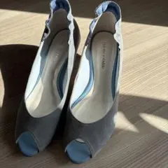 レディースパンプス　オデットエオディール　イエロースエード