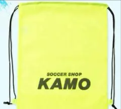 サッカーショップKAMO オリジナルメッシュジムバッグ　カモ　ナップサック