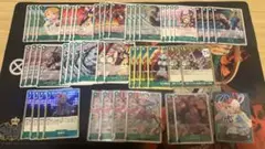 ワンピースカード　緑ウタ　構築済みデッキ　公式スリーブ付き　交換パーツあり