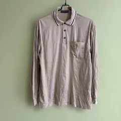 British Open Golf ゴルフ用　ベージュ　長袖　ポロシャツ　L