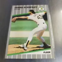 MLB 1989 フリア デニス・エカーズリー　オークランドアスレチックス