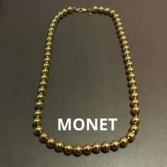 MONET ゴールド パールネックレス