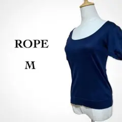 ROPE ロペ パフスリーブ カットソー Tシャツ 半袖 レディース M