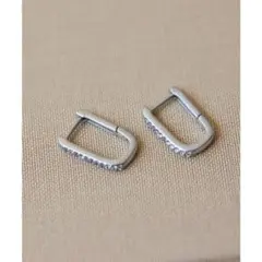 イアパピヨネ シルバー925 マザーオブパール フープピアス 白蝶貝