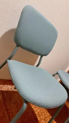 【直接取引のみ】椅子2脚 IKEA KARLJAN ターコイズ　西新宿付近
