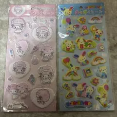sanrioぷくぷくシール☆2セット☆