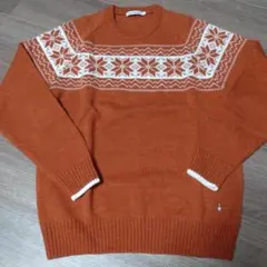 Hush Puppies 雪の結晶柄ニット Mサイズ