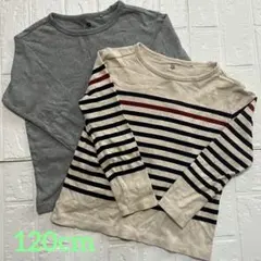 ユニクロ　長袖カットソー 120 キッズ　2枚