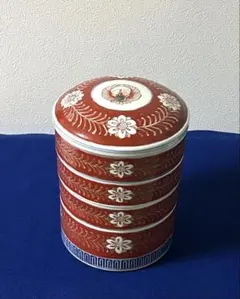 お値下げ中 重箱 三段重 縁起物 亀 扇子 梅 模様 - メルカリ
