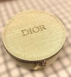 Dior ゴールド ポーチ ミラー付き