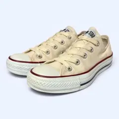 CONVERSE オールスター LO キャンバス 生成り 22.5cm 美品のサムネイル
