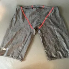 Speedo 競泳水着 グレー/オレンジ