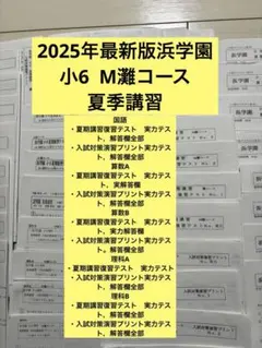 2026年最新】浜学園 小6 夏期講習の人気アイテム - メルカリ