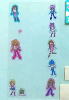 San-X くにゅくにゅクリアシール カー11 平成 레트로
