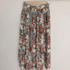 【美品】アナトリエ 花柄ロングスカートのサムネイル