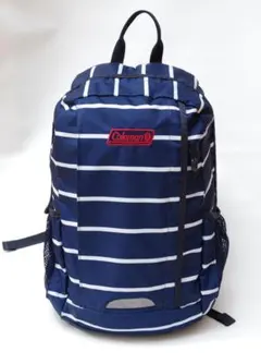Coleman ストライプリュック ネイビー