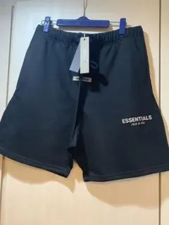 新品 FOG Essentials エッセンシャルズ ハーフパンツ ブラックXL