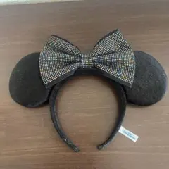 （1日しか使用してません）ミッキー耳カチューシャ ビーズ付き