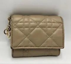 ②Christian Dior カナージュ 三つ折り財布のサムネイル