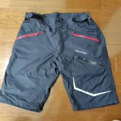 値下ダイワ DR-5021P レインマックス ショートパンツ L 黒 防水 透湿
