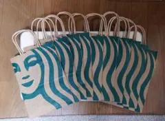 【10枚セット】スターバックス 紙袋 Starbucks ショッパー