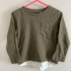 ELFINDOLL 95cm オリーブグリーン 長袖Tシャツ 長袖 カーキ