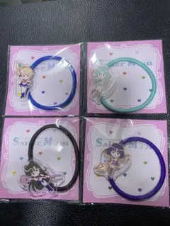 セーラームーン アクリルヘアゴム 4個セット ローソン限定