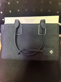 kate spade ネイビー デニム ハンドバッグ値下げサービス中