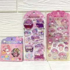 【正規品】マイメロ　ウォーターイン　おはじき　ドロップジェリー　シールまとめ売り