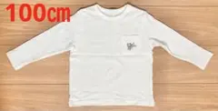 ユニクロ Tシャツ 七分袖 100cm 白 ロンTのサムネイル