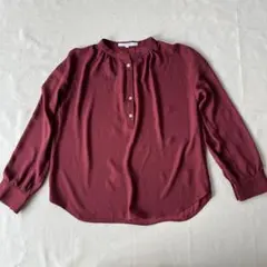 untitled アンタイトル　ワールド　トップス　シャツ　ブラウス　ボルドーのサムネイル