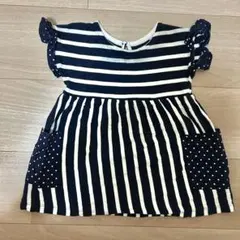 【baby GAP】ワンピース 紺色 80cm