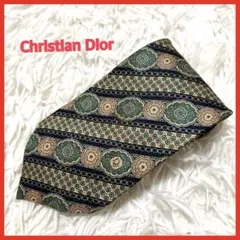 Christian Dior クリスチャンディオール　シルク ネクタイ　総柄